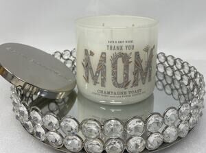 Bath & Body Works Champagne Toast Thank You Mom 3-Wick Candle 14.5 oz New